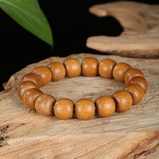 实心玉竹手串手工老玉竹精磨高密红皮玉化算盘珠竹子竹雕文玩念珠