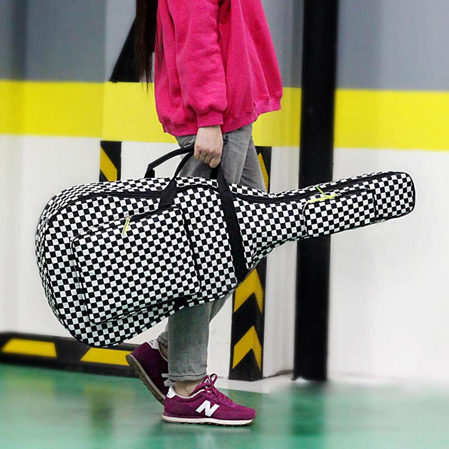 吉他琴包40/41寸加厚民谣吉他包42/43寸背包琴套袋子32寸双肩背包