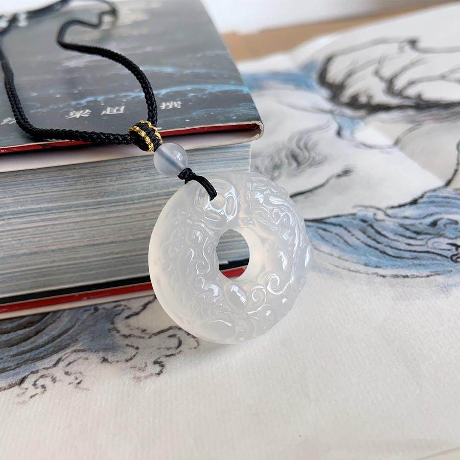 { 瑞兽 }天然冰种玉髓金钱貔貅吊坠 男女款镂空圆环平安扣吊坠,珠宝/钻石/翡翠,颈饰,淘宝优惠券,粉丝福利购,淘宝优惠卷