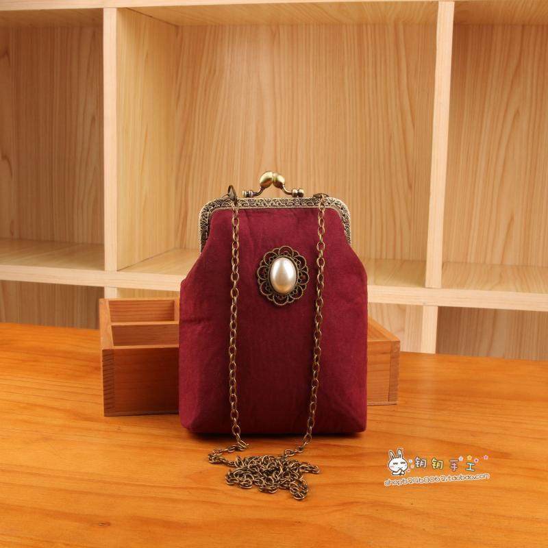 免裁免熨手工DIY尖头10.5方形麂皮绒手机口金材料包半成品新中式,居家布艺,缝纫DIY材料套装,淘宝优惠券,粉丝福利购,淘宝优惠卷