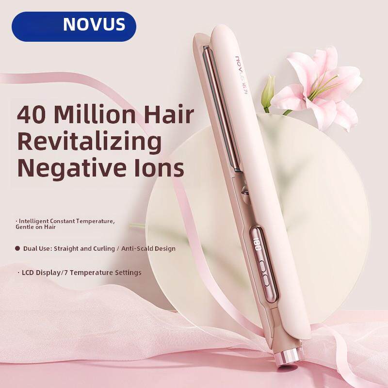 NOVUS/诺为直板夹小型刘海电夹板负离子迷你卷发棒两用熨板拉直板