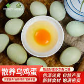 山野云陵乌鸡蛋新鲜谷物鸡蛋绿壳蛋农家散养优质膳食营养青皮