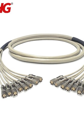 LHG 2M两兆线E1成品线SYV75-2-1同轴电缆DDF架连接线L9-L9八芯