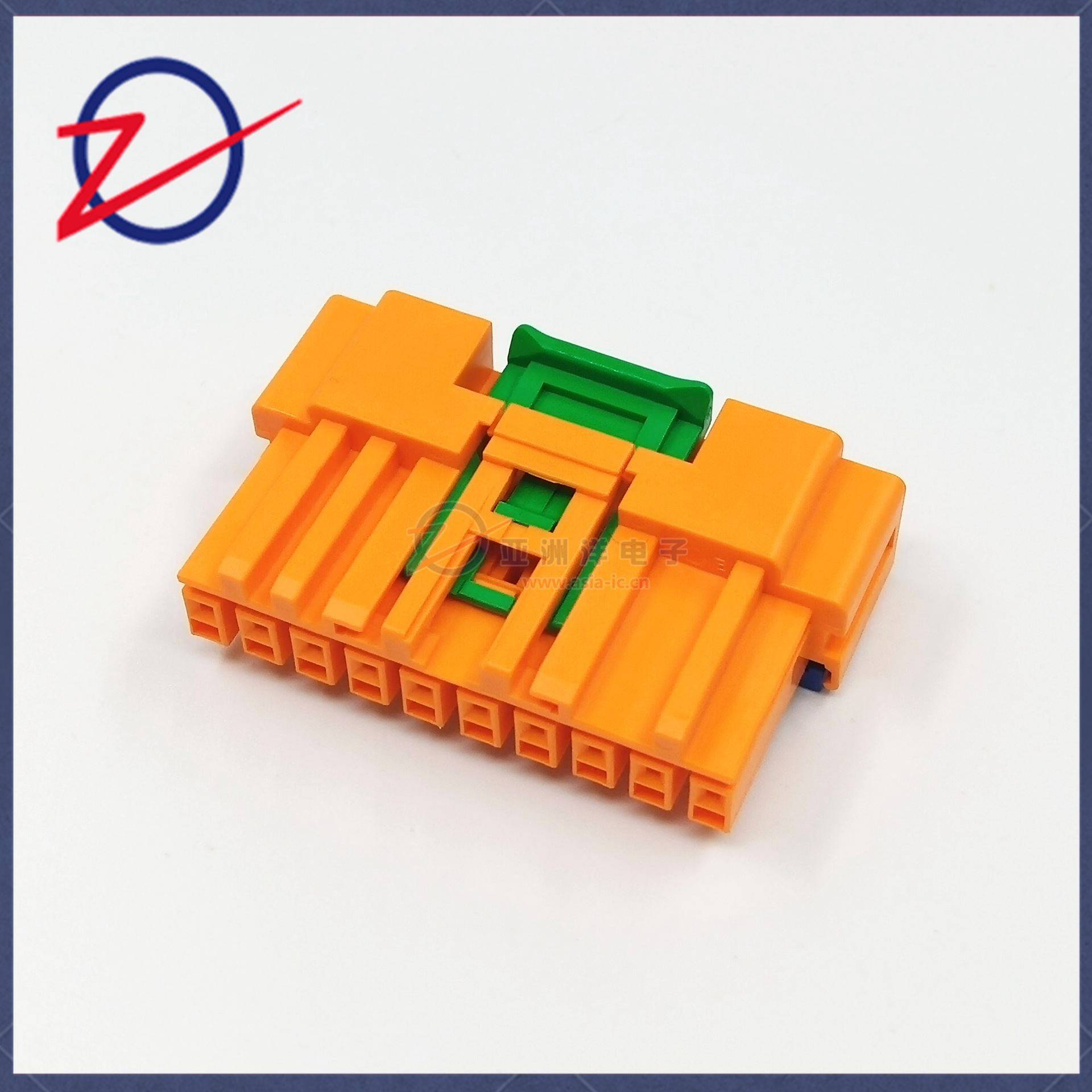 10HVM-BC-1A-D-B连接器JST间距3.5mm橙色胶壳10pin