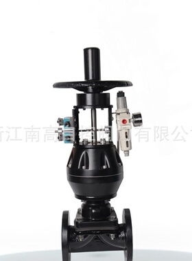 G641J-10C DN20 法兰气动隔膜阀 耐腐蚀衬胶阀WCB铸钢材质