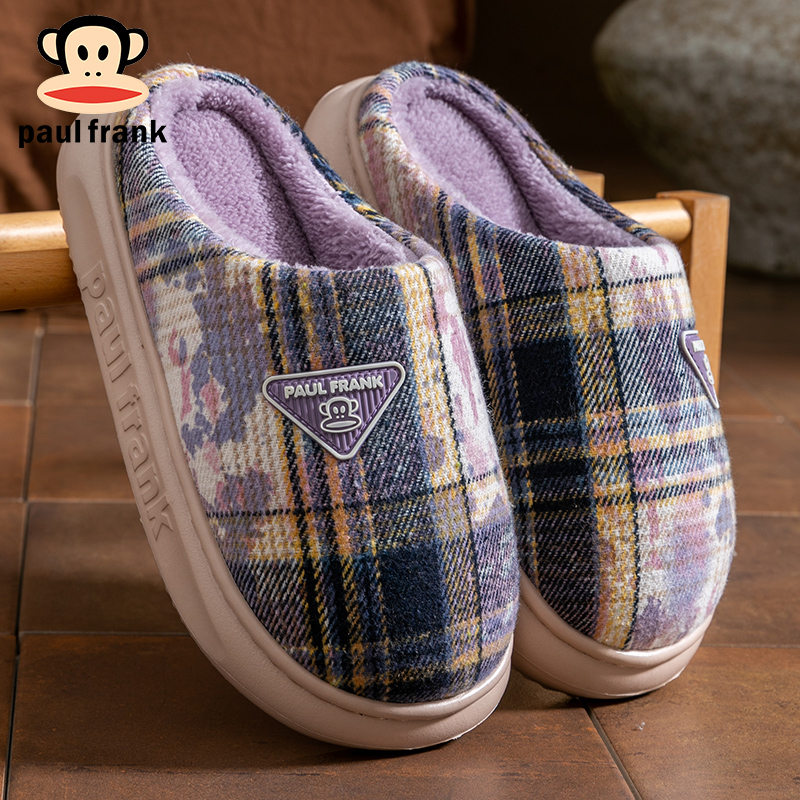 大嘴猴男士棉拖鞋防滑静音女