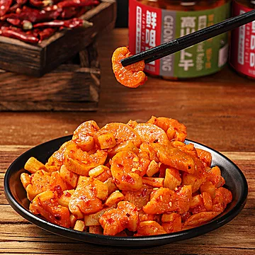 鲜咀咀嘎嘣脆香辣爽口麻辣鲜香萝卜干