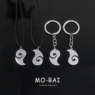 原创哪吒之魔童闹海周边魔丸灵珠项链不掉色个性学生小众吊坠挂件