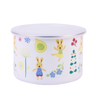 搪瓷碗带盖加深保鲜碗