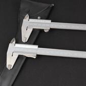 圆拉手整体卡尺0 凡莜 工业级小自锁不锈钢整体游标卡尺 150