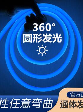 Casambiled灯带圆形蓝光220v装饰家用吊顶浪漫KTV超亮户外防水灯