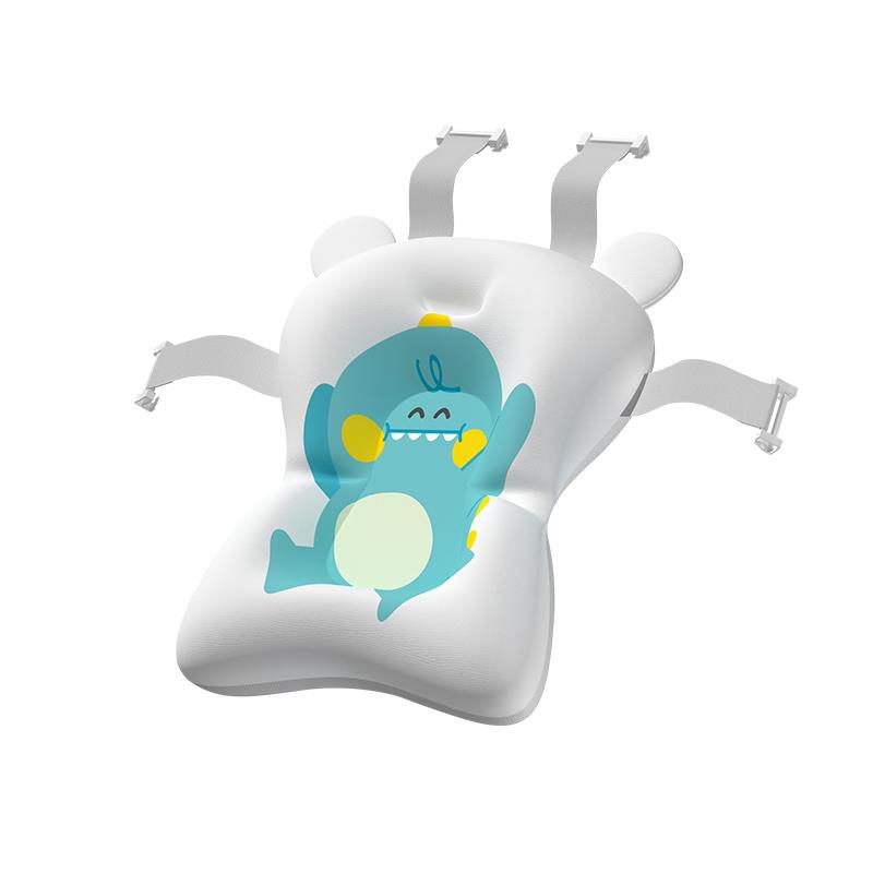 婴儿浴垫洗澡躺托宝宝悬浮浴垫浴盆浴网通用海绵网兜垫可坐躺