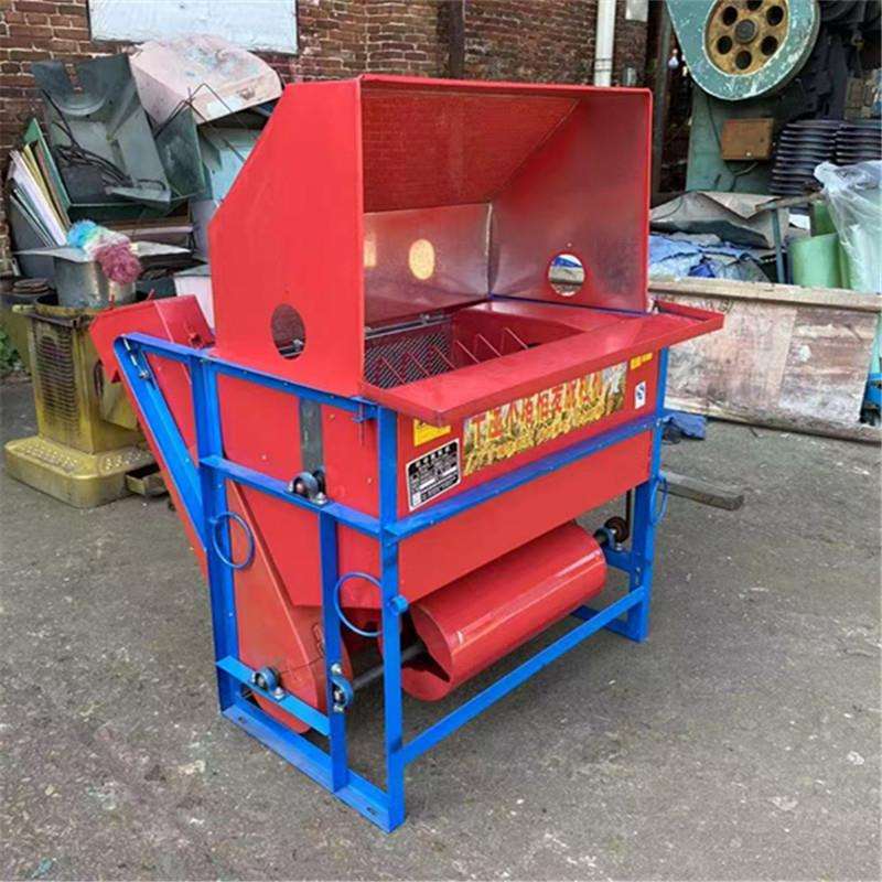 水稻谷子大豆脱粒机农用收割稻谷机全自动汽油电动打谷机