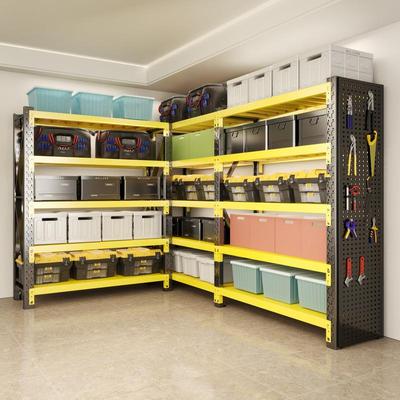 重型货架洞洞板仓储承重置物架落地仓库超市货物收纳架家用储物架