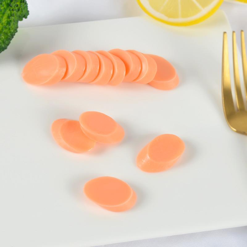 仿真食物香肠模型微缩食玩假热狗火腿肠切片餐厨配菜模型玩具