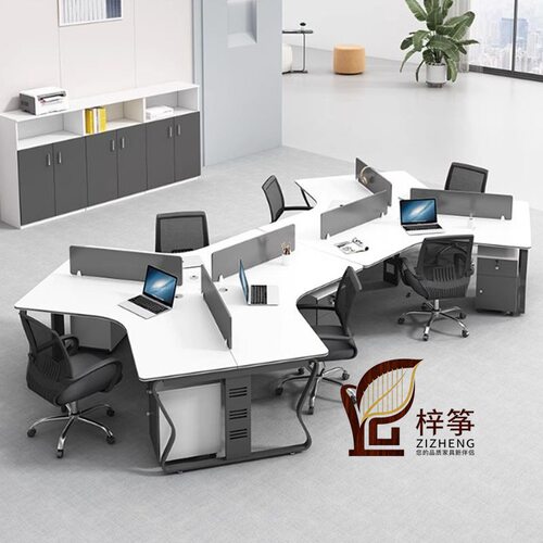 办公桌椅组合办公室家具4人位6人简约现代开放式职员办公桌员工位