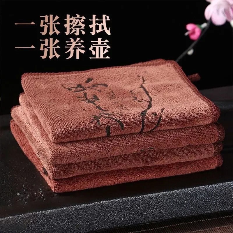 茶巾茶布高档吸水功夫茶具毛巾