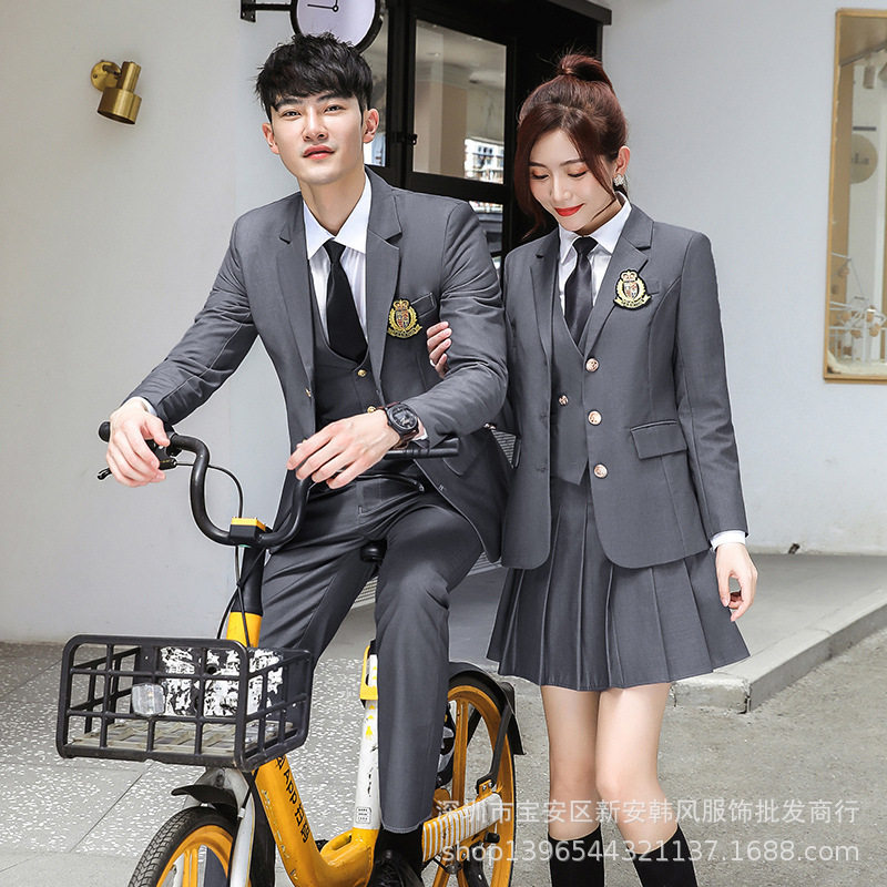 春秋冬老师西服套装套裱校服西装班服装女士幼儿园女幼师工作服