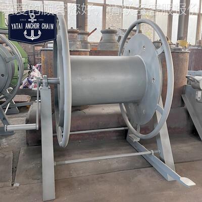 加 手工厂定CJL制工船用钢索带卷车轮提供图纸发货快