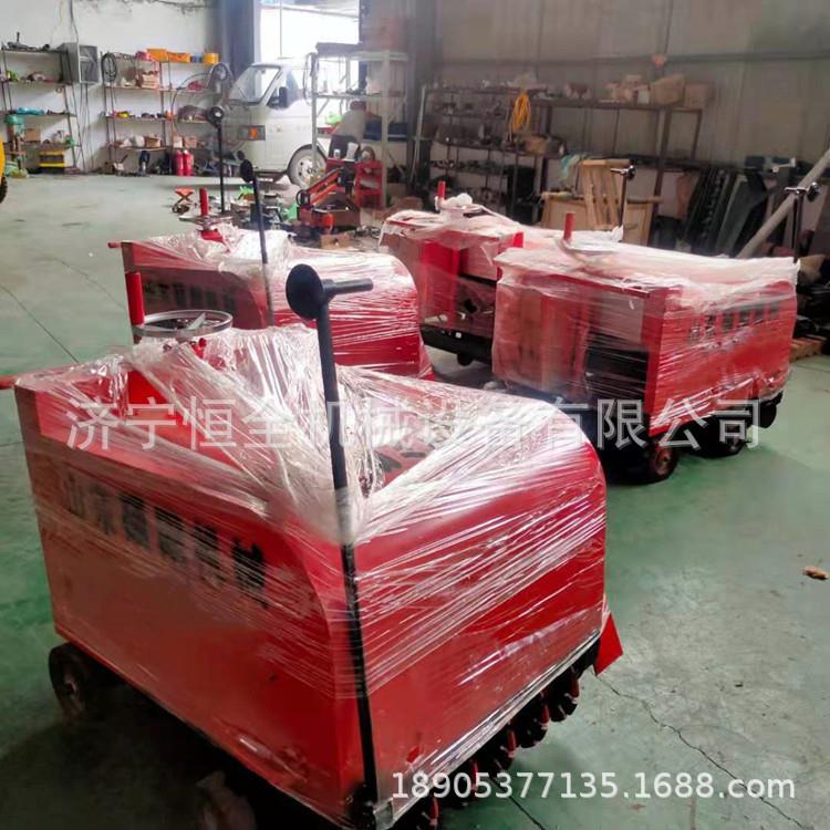 新型牛场开槽机水泥切割切缝机路面开槽刻纹机自行走