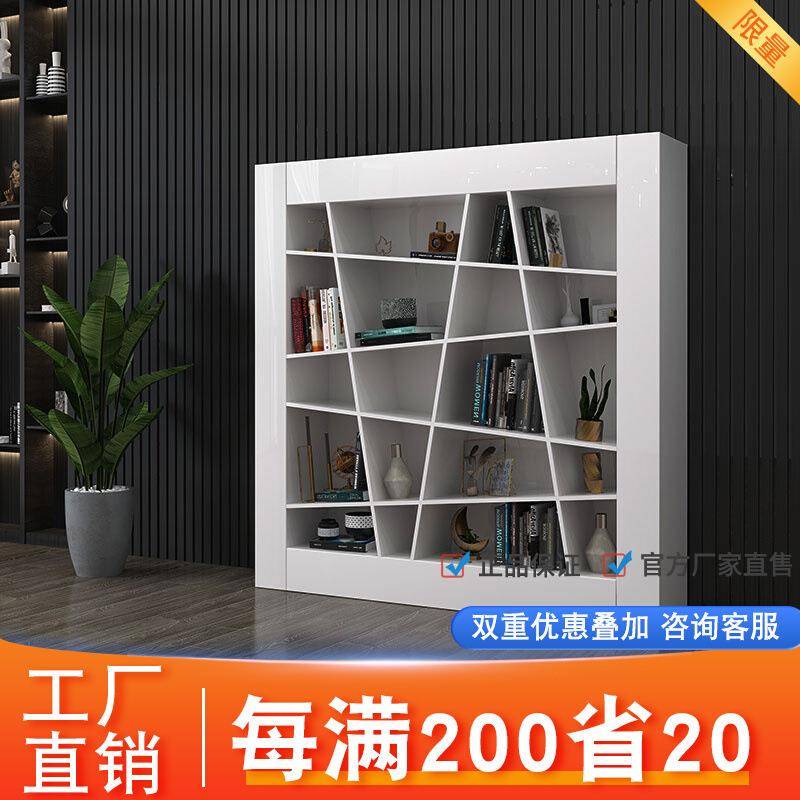 烤漆资料柜装饰柜时尚简约现代书柜办公文件柜背景柜储物柜资料柜