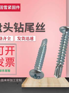 盘头钻尾丝圆头燕尾自钻螺丝盘头十字自攻自钻螺丝钉规格齐全