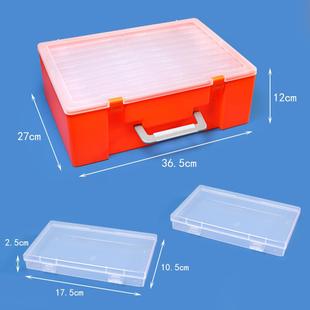 新款照片收纳整理盒多功能分类整理收藏盒透明盒相片储存盒