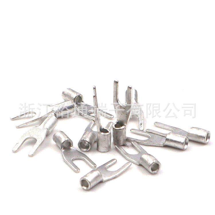 SNB1.25-3/4/5/6/8U型裸端子AWG22-161000只/包环保叉形端子