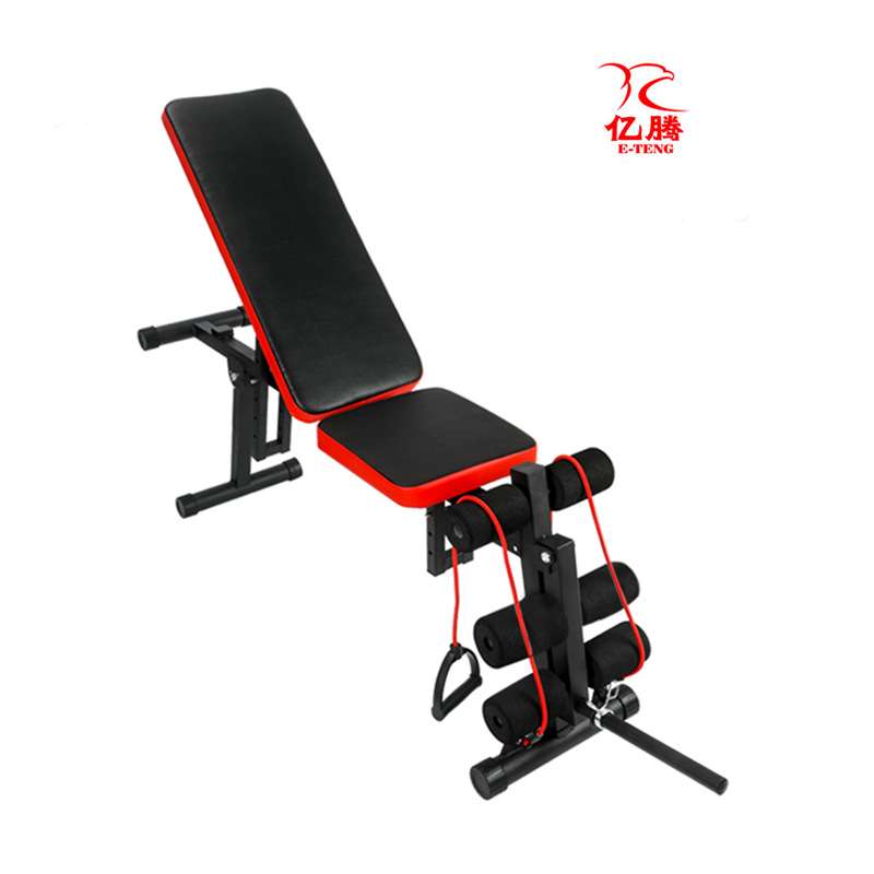 电商款家用多功能健身器材可折叠仰卧起坐腹肌板小飞鸟哑铃凳