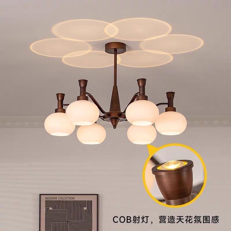 中古风客厅吊灯美式大厅主灯法式书房灯餐厅灯南洋风房间卧室灯具