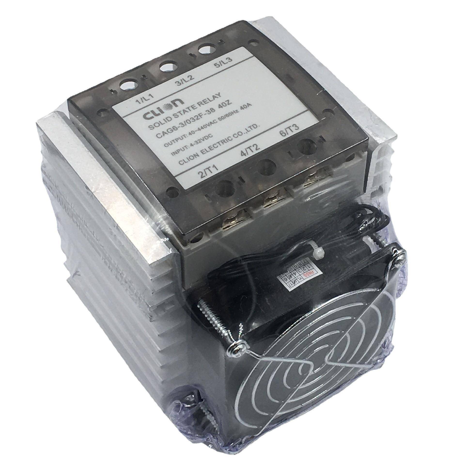 原装欣大CLION导轨式三相固态继电器CAG6-3/032F-3840Z