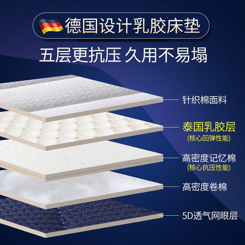 乳胶记忆棉床垫软垫加厚海绵垫被家用榻榻米租房专用冬天保暖