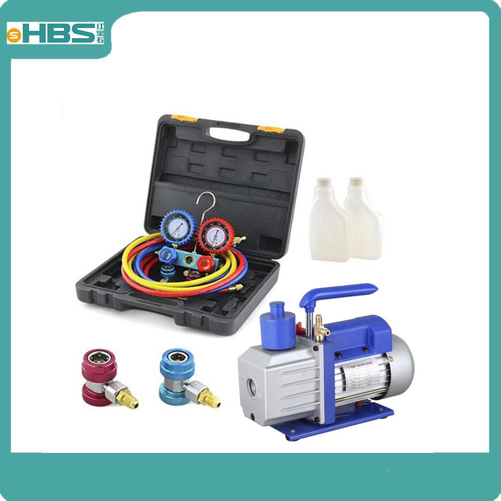 浙江流量5CFM.1/3HP真空泵/R12R134R22R502冷媒表组