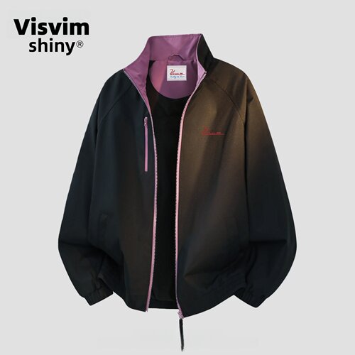 VISVIM SHINY春秋新款男士立领夹克休闲外套户外防风服秋季棒球服