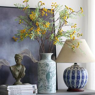 清汤卧果马桑果仿真树枝带叶假树枝折中主义艺术装饰摆件仿真花