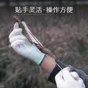 厨房厨师炒菜手套防烫防油溅耐高温做饭淄博烧烤烤红薯pu涂掌隔热