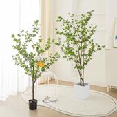 吊钟树仿真绿植马醉木假绿植装 饰室内植物仿生盆栽客厅落地摆件