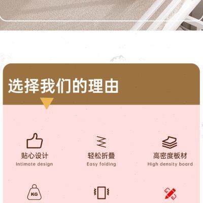 床上小桌子可折叠学习桌大学生宿舍笔记本电脑桌懒人神器家用卡u.