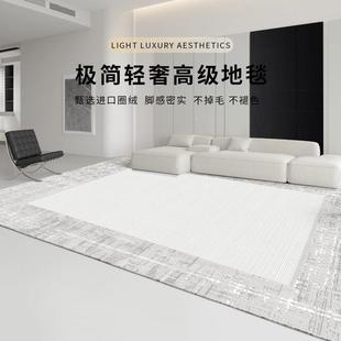 大面积全铺轻奢高级防水免洗可擦茶几毯卧室地垫 地毯客厅2024新款
