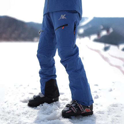 雪速 STAROFFtex-2L专业双板滑雪裤夹棉男款四向弹力保暖有型