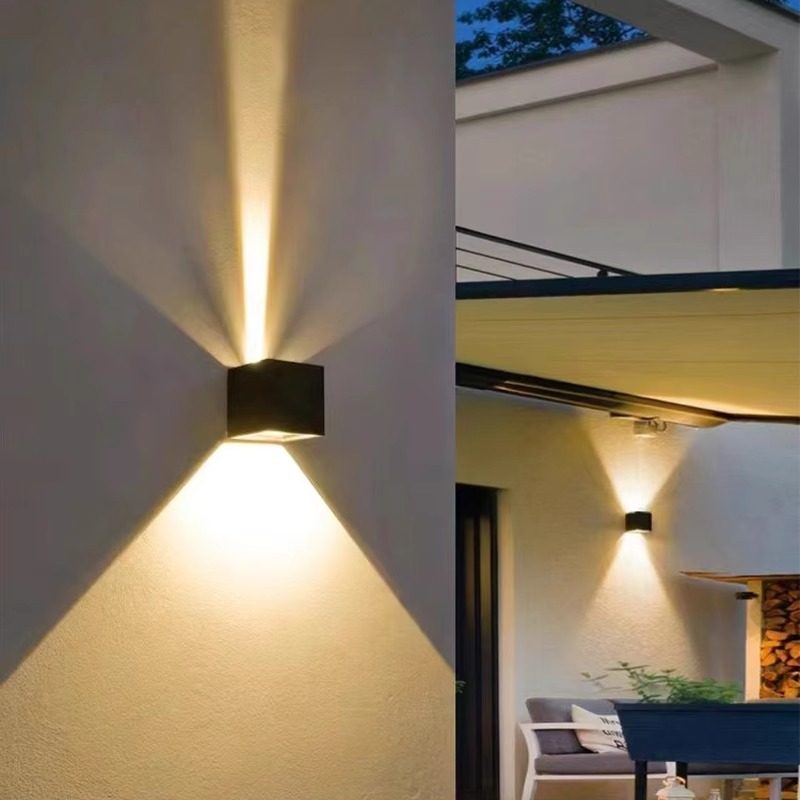 户外壁灯防水阳台感应灯室外庭院门口洗墙灯别墅花园米家围墙壁灯,家装灯饰光源,户外壁灯,淘宝优惠券,粉丝福利购,淘宝优惠卷
