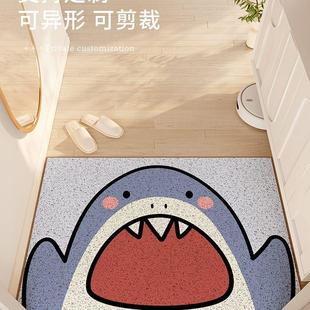 卡通入户地垫玄关进门蹭土耐脏丝圈脚垫家用大门口防滑门垫可裁剪