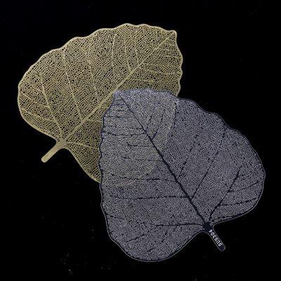茶具配件纯铜茶滤茶漏斗通用创意菩提叶不锈钢过滤器家用网纱叶子