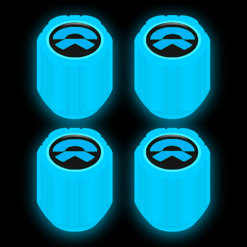 适用蔚来夜光气门嘴ET5 ET7 ES6 ES8 EC6ES7轮胎发光气嘴帽改装饰