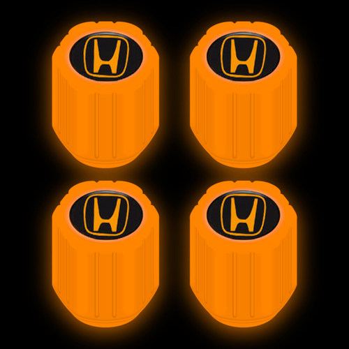 适用本田雅阁夜光气门嘴crv英诗派xrv飞度凌派思域轮胎气门芯帽盖