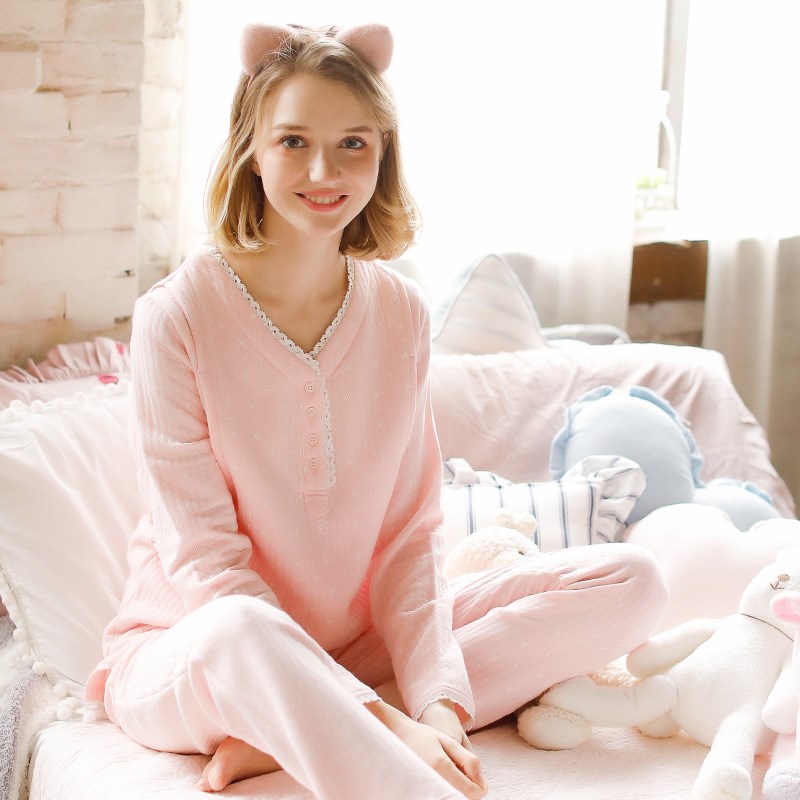 梦密秋冬季月子服孕妇哺乳衣春秋产后外纯棉家居服怀孕期住院睡衣