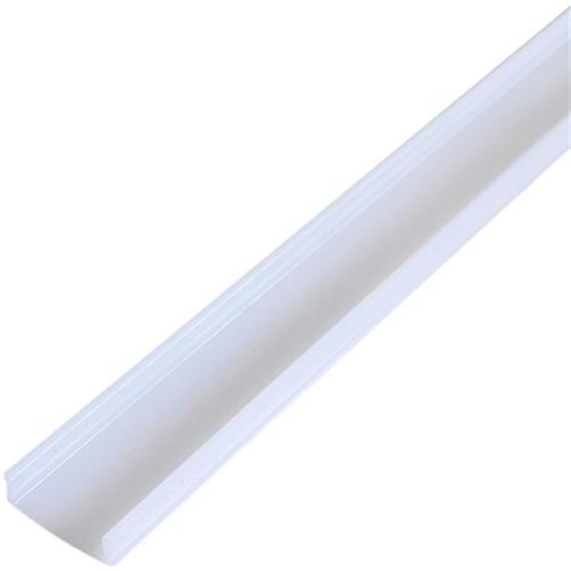 灯槽盖板lefd线条灯PC乳白罩子灯带柔光罩面板黑色U型户外高透光