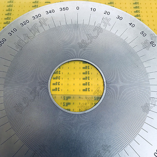 不锈钢刻度盘高精k度圆盘机床刻度盘特殊刻度外径350内径90厚2毫