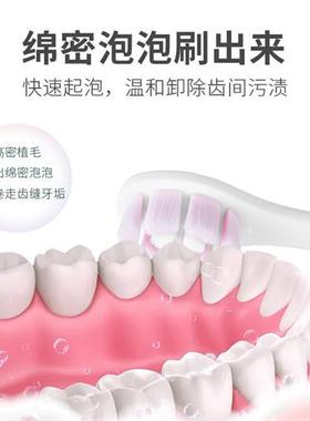 幸草刷男软毛成26544人士专用家庭装情侣头宽大人牙缝刷牙月子牙