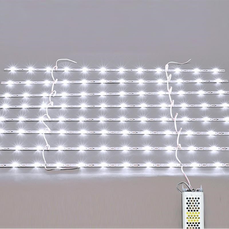 广告灯箱led灯软膜卡布灯带漫反射灯12v招O牌硬灯条天花贴片灯带